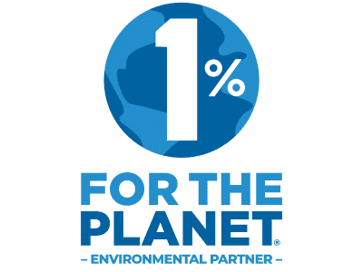 Logo reading 1% for the planet environmental partner